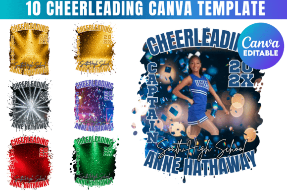 Download Cheerleading Canva Editable Template - Editable template Collection