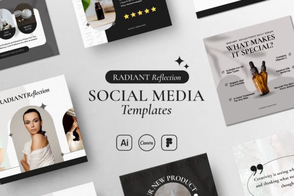 Download Radiant Reflection Social Media Template - Social media template Collection