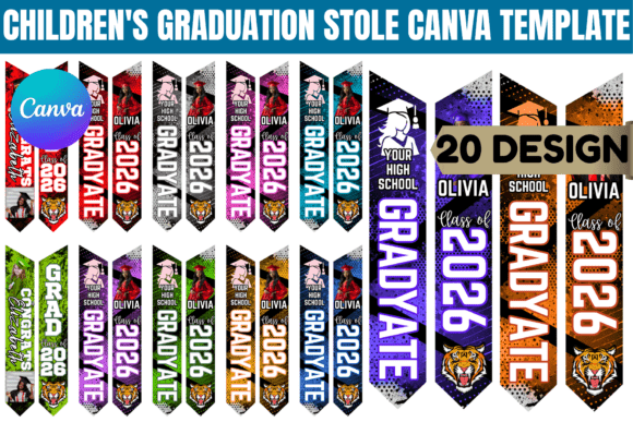Download Children's Graduation Stole Template - Premium Resources