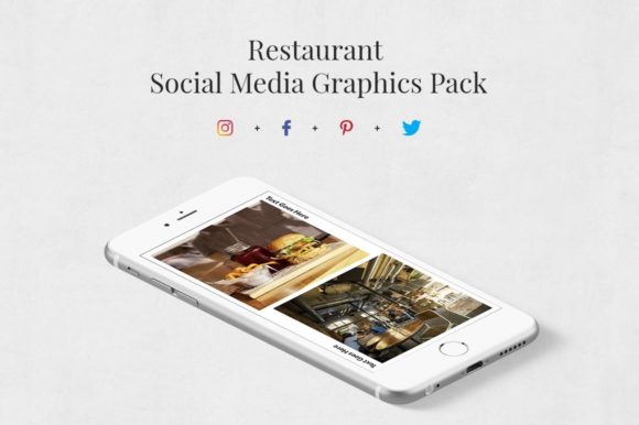 Download Restaurant Social Media Graphics Pack - Social media graphics Collection