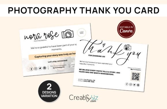 Download Free Photography Business Thank You Card - Photography Collection