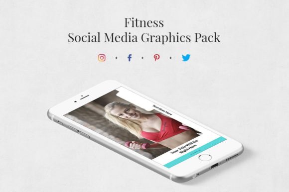 Download Fitness Social Media Graphics Pack - Social media graphics Collection