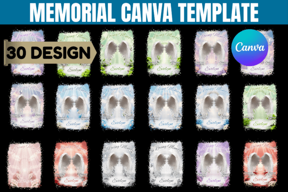 Download Memorial Canva Editable Template - Editable template Collection