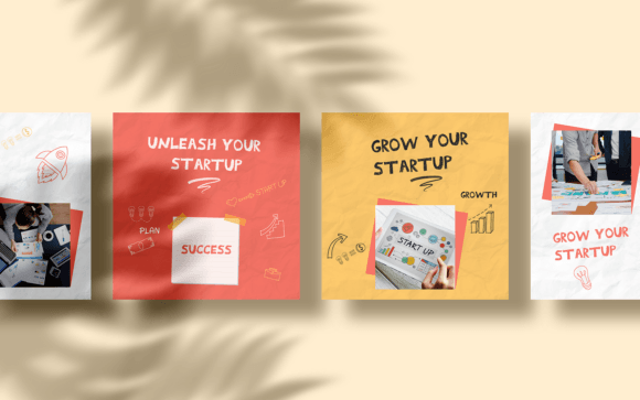 Download Startup Business-Social Media Template22 - Social media template Collection