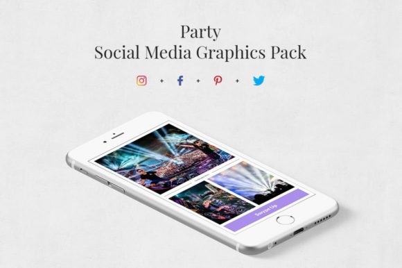 Download Party Social Media Graphics Pack - Social media graphics Collection